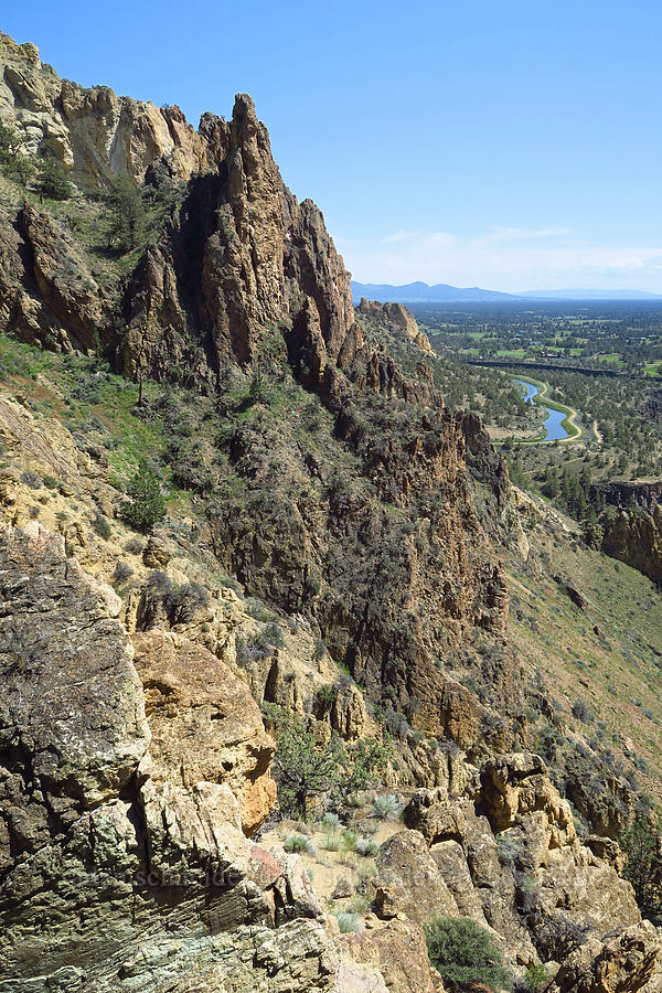 steep cliffs [Smith Rock State Park, Deschutes County, Oregon]