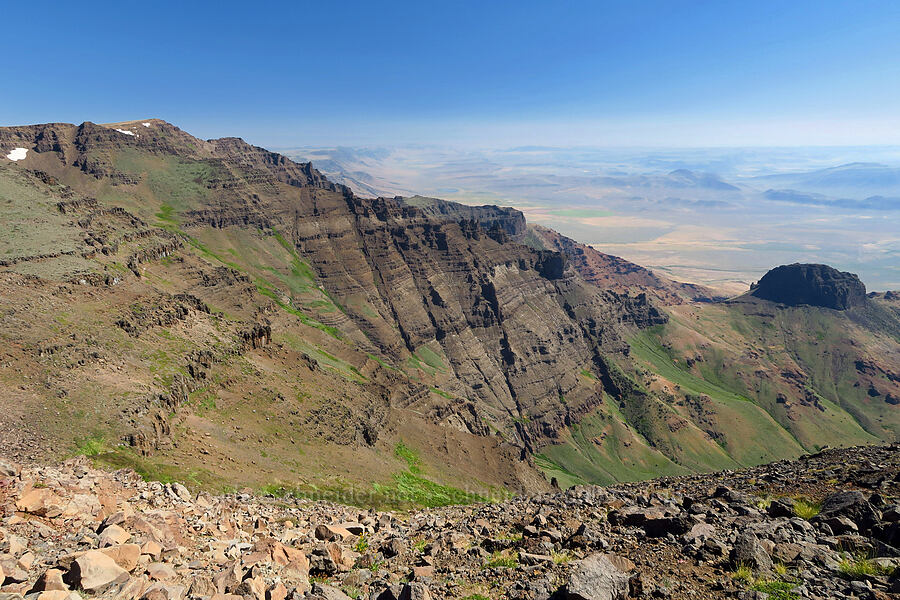 east face of Steens Mountain [Steens Mountain summit ridge, Steens Mountain, Harney County, Oregon]