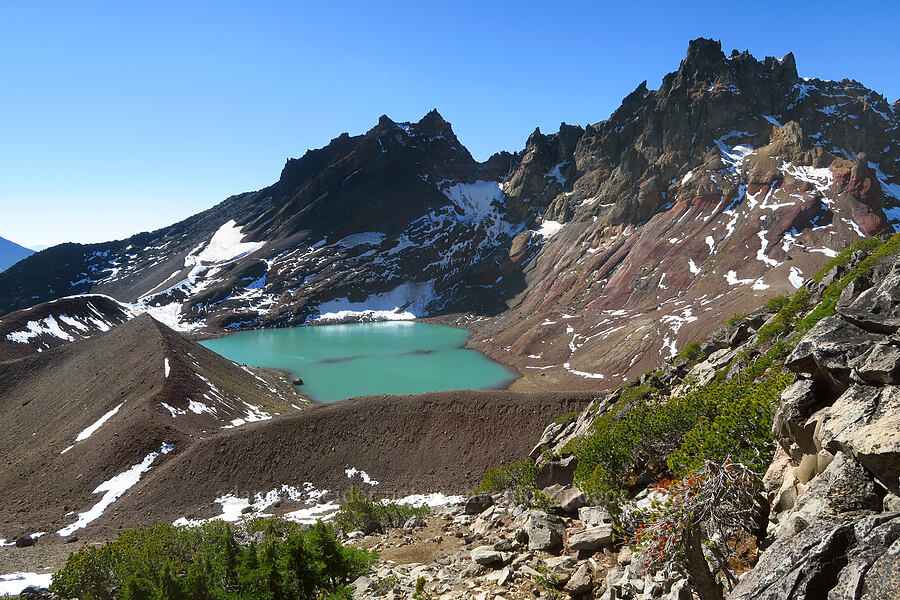 Broken Top & No-Name Lake [east of Broken Top, Three Sisters Wilderness,  County, Oregon]