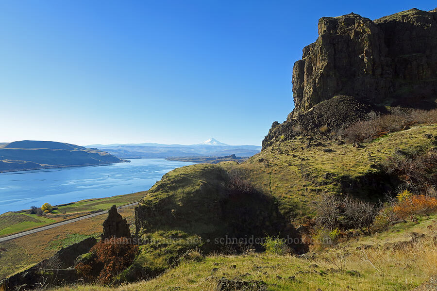 Mount Hood & the Columbia River [Columbia Hills State Park, Klickitat County, Washington]