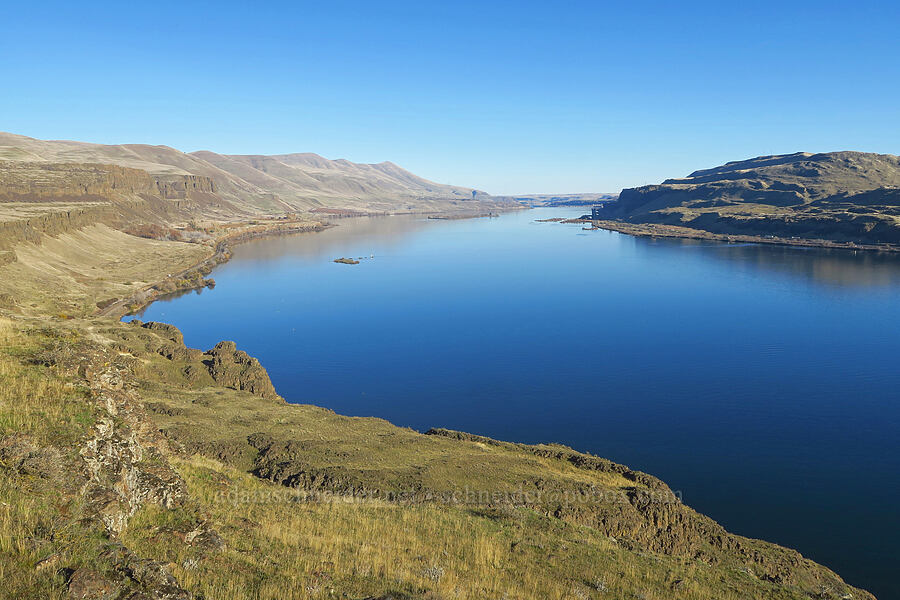 Columbia River [Horsethief Butte, Klickitat County, Washington]