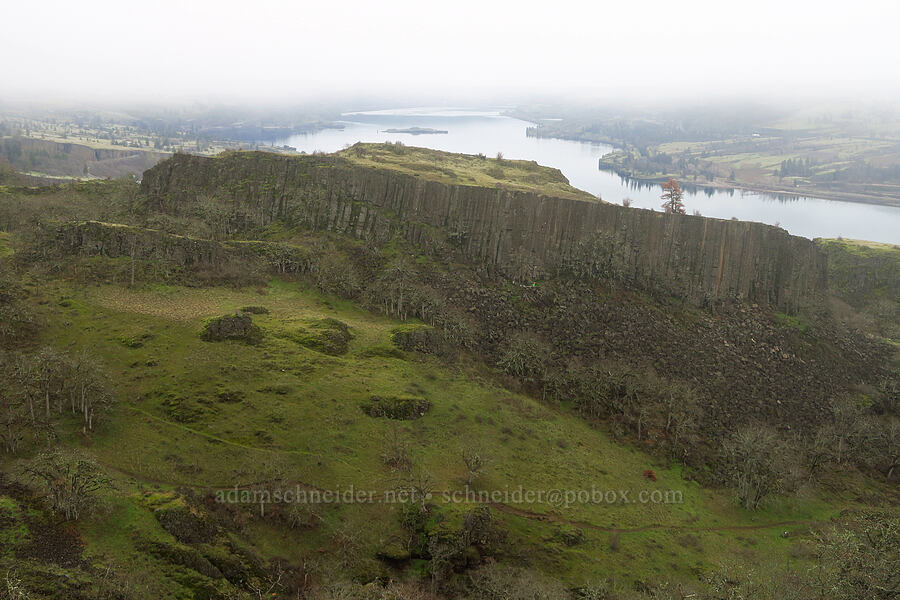 Wanker's Columns & the Columbia River [The Labyrinth, Klickitat County, Washington]