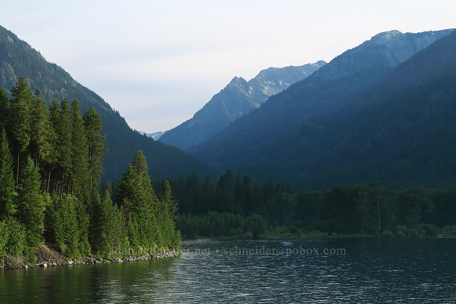 Wallowa Mountains & Wallowa Lake [Wallowa Lake Highway, Wallowa County,  County, Oregon]