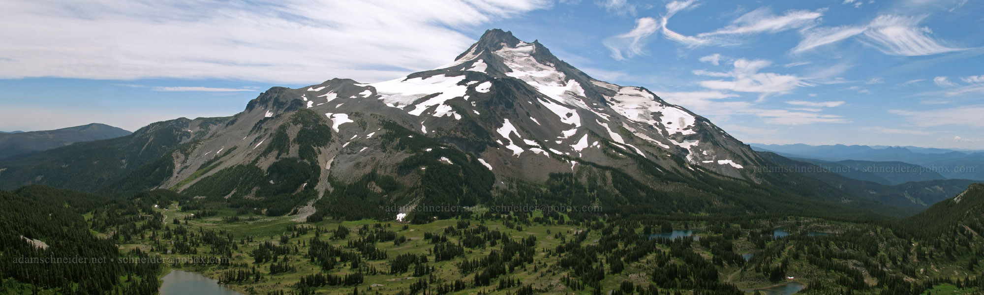 Jefferson Park panorama [Park Butte, Mt. Jefferson Wilderness, Marion County, Oregon]