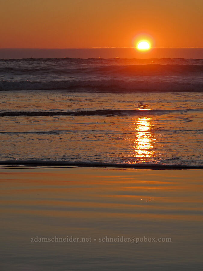 sunset [Beverly Beach State Park, Lincoln County, Oregon]