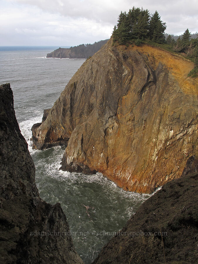 Devil's Cauldron & Cape Falcon [Oregon Coast Trail, Oswald West State Park, Tillamook County, Oregon]