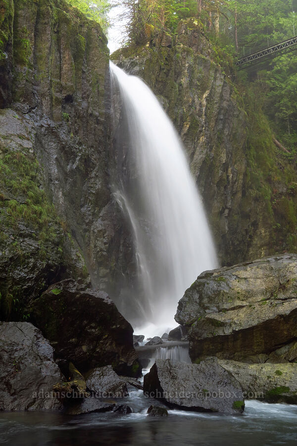 Drift Creek Falls [Drift Creek Falls Trail, Siuslaw National Forest, Lincoln County, Oregon]