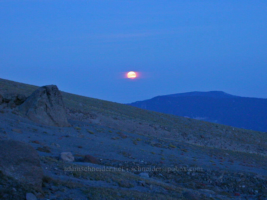 moonrise [Silcox Warming Hut, Mt. Hood National Forest, Clackamas County, Oregon]