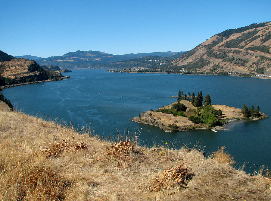 Eighteenmile Island [Mosier Twin Tunnels Trail, Mosier, Wasco County, Oregon]