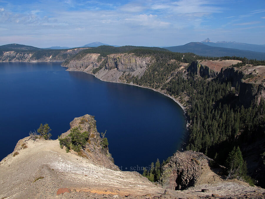 Crater Lake & Mt. Thielsen [East Rim Drive, Crater Lake National Park, Klamath County, Oregon]