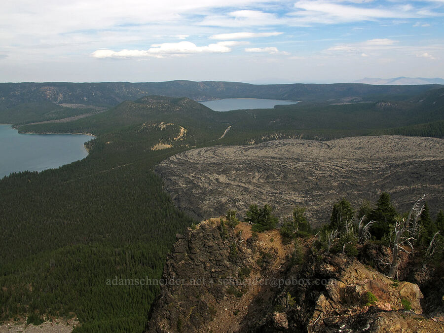 Newberry Caldera [Paulina Peak, Newberry National Volcanic Monument, Deschutes County, Oregon]
