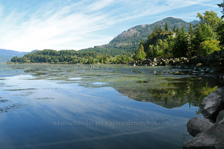 Columbia River [Government Island, Cascade Locks, Hood River County, Oregon]